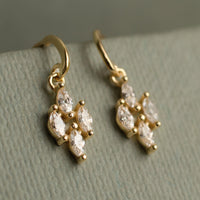Marquise Crystal Stud Earrings