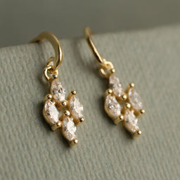 Marquise Crystal Stud Earrings