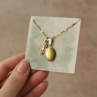 Gold Jewel Vintage Charm Locket