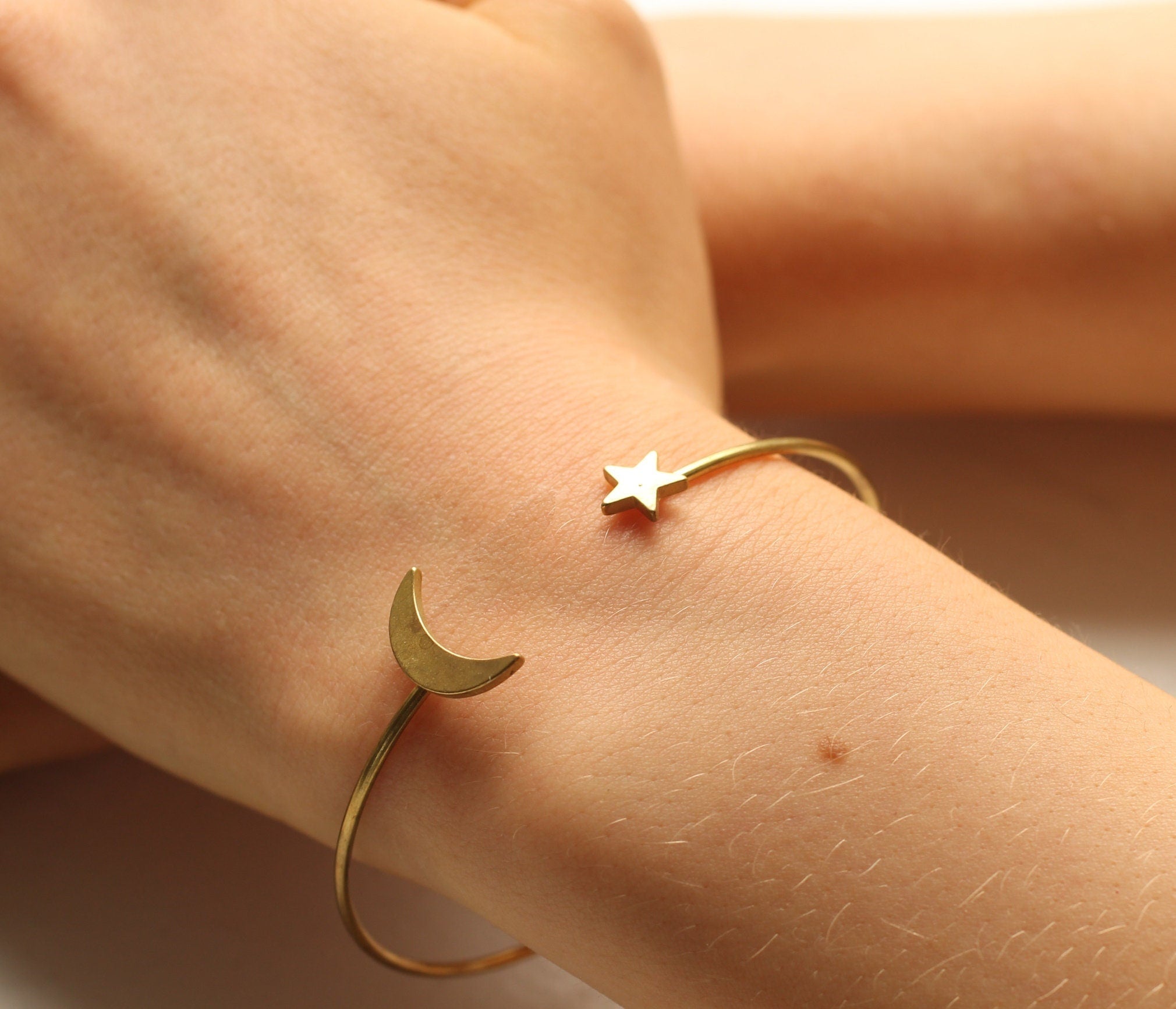 Moon Star Bracelet Bangle