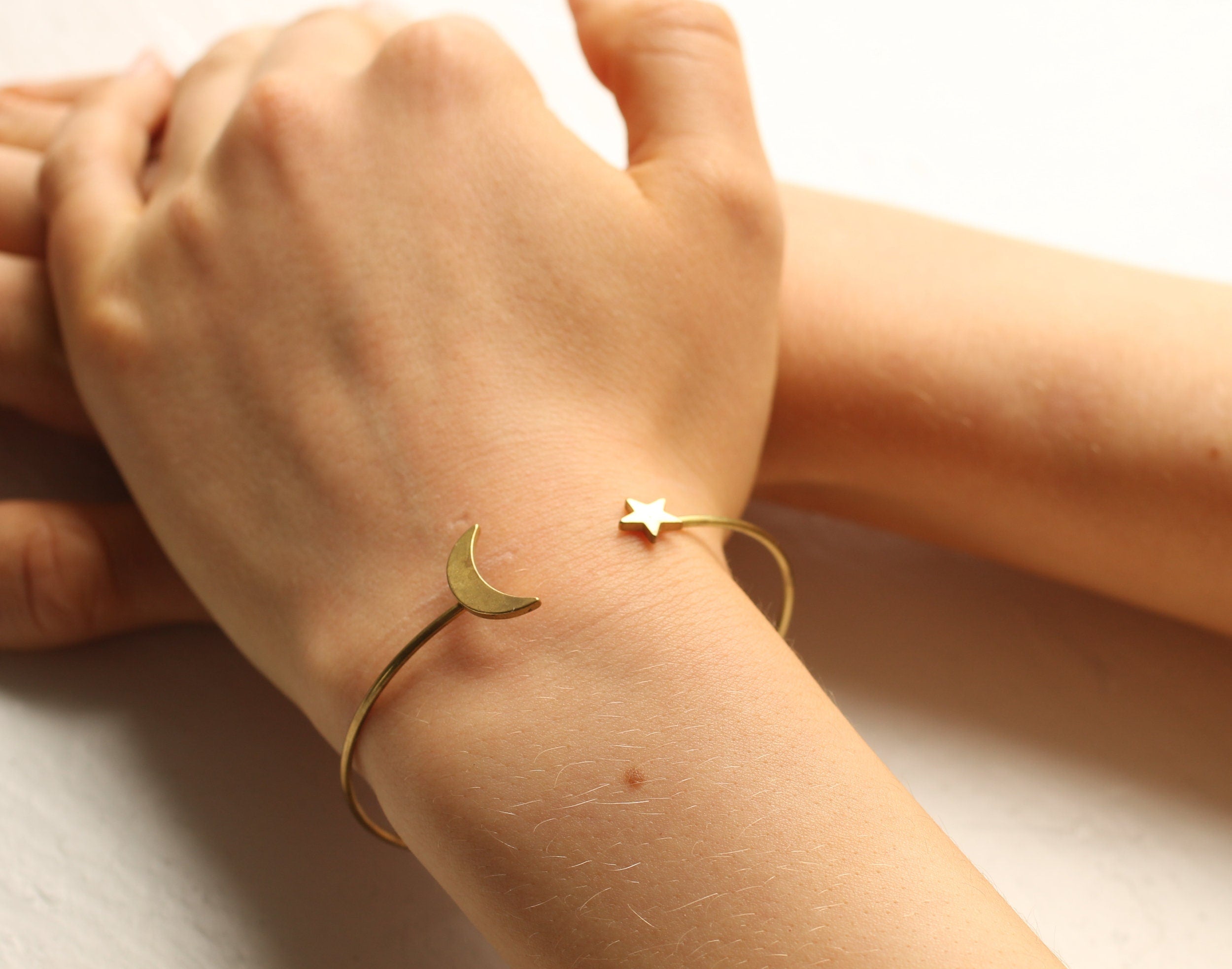 Moon Star Bracelet Bangle