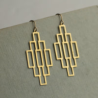 Art Deco Chandelier Architect Earrings