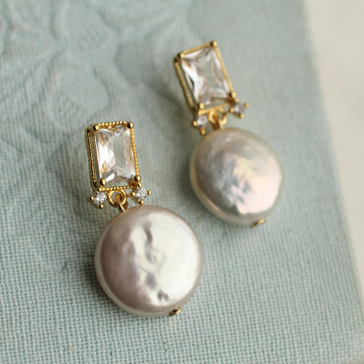 Regency Pearl Bridal Earrings