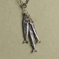 Catch of the Day Silver Fish Necklace