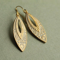 Aztec Navette Earrings