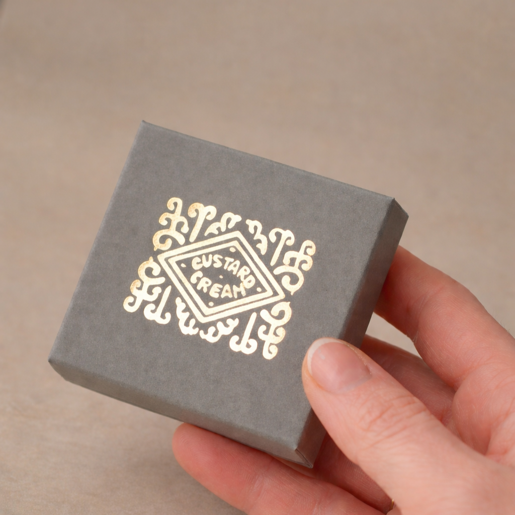 Custard Cream Biscuit Keyring