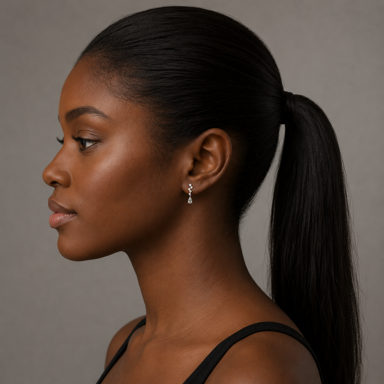 Waterfall Cascade Stud Earrings
