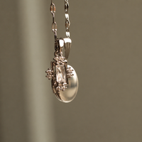 Silver Jewel Vintage Charm Locket