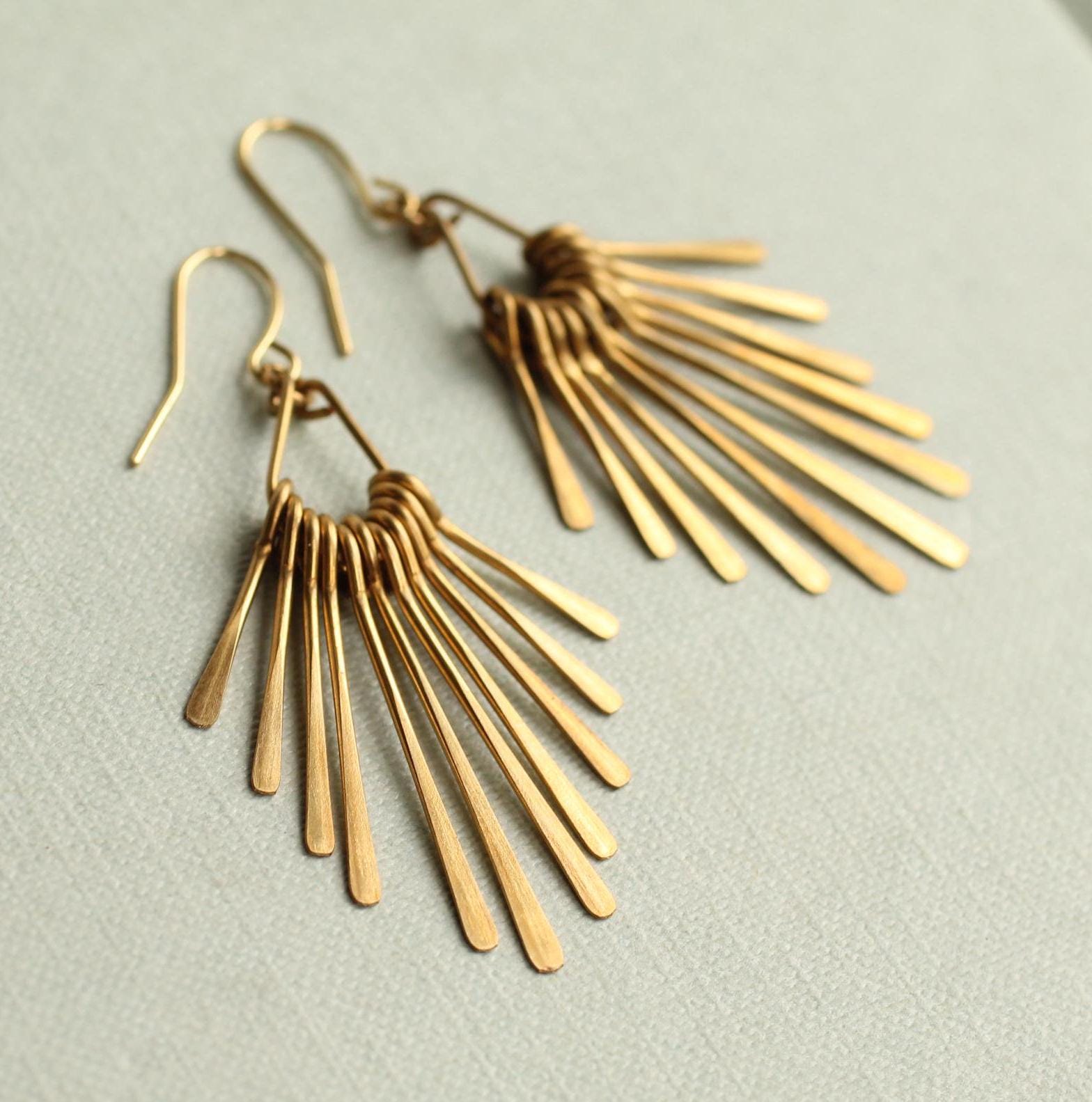 Art Deco Fringe Earrings