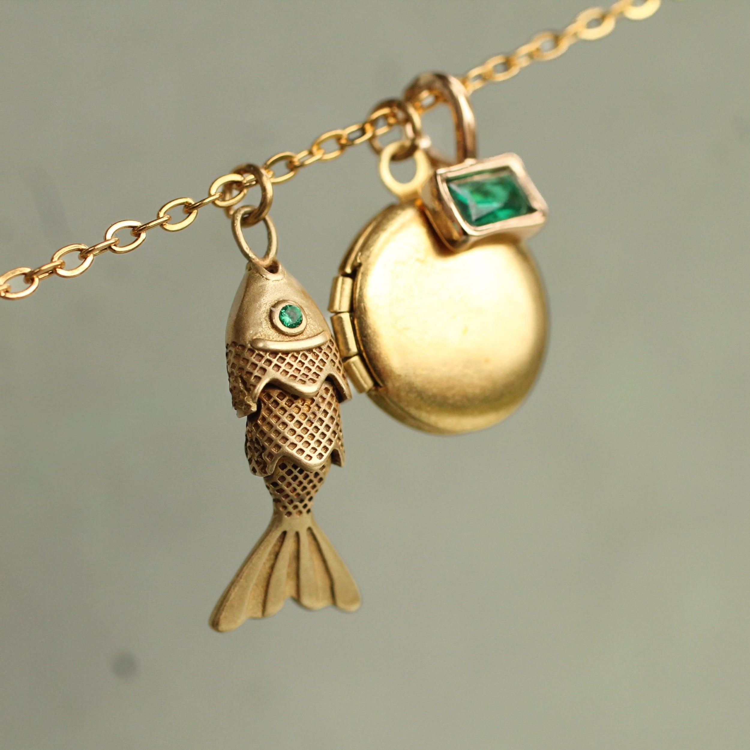 Moving Fish Locket