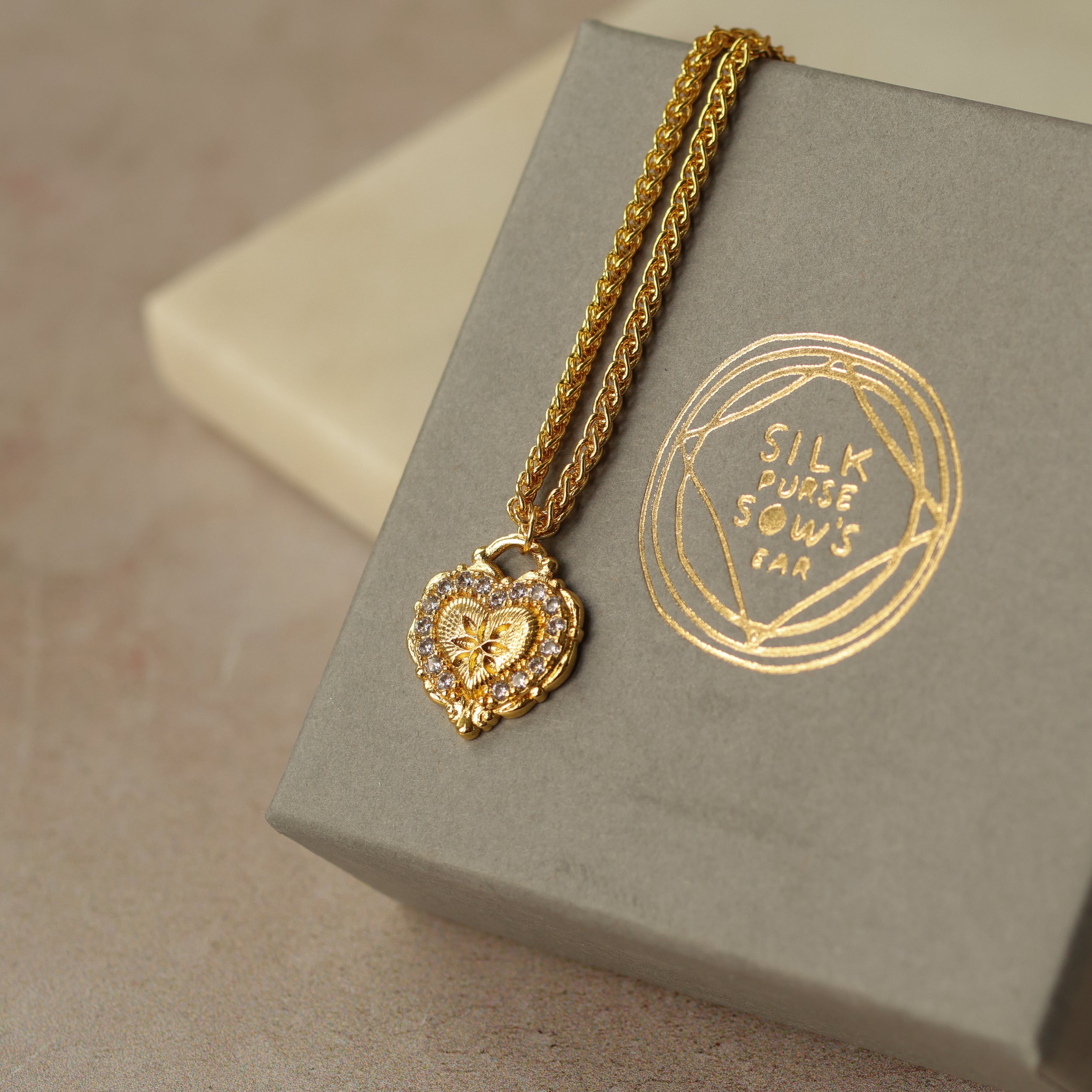 Heirloom Heart Pendant Necklace