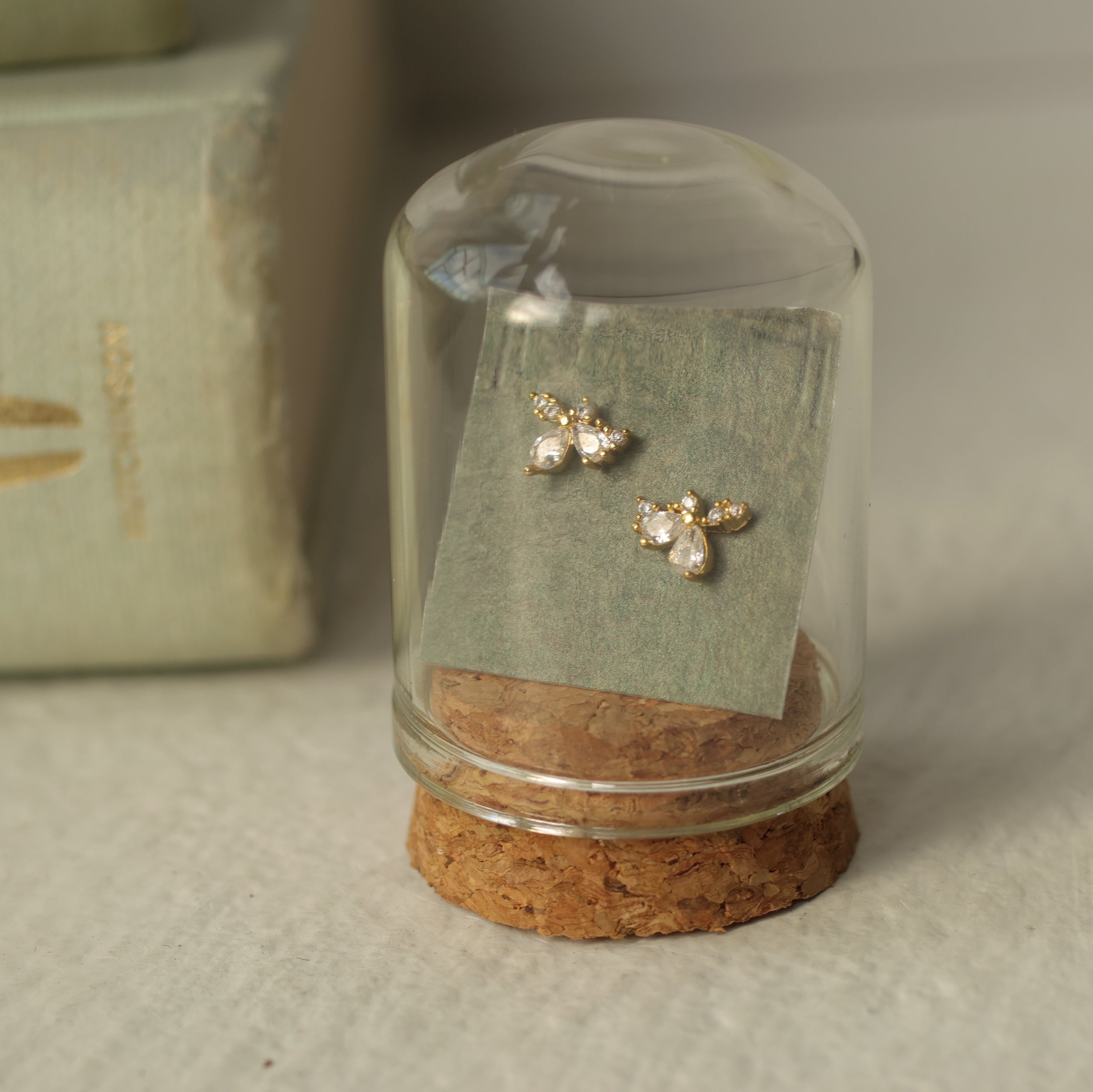 Bee Jewel Stud Earrings