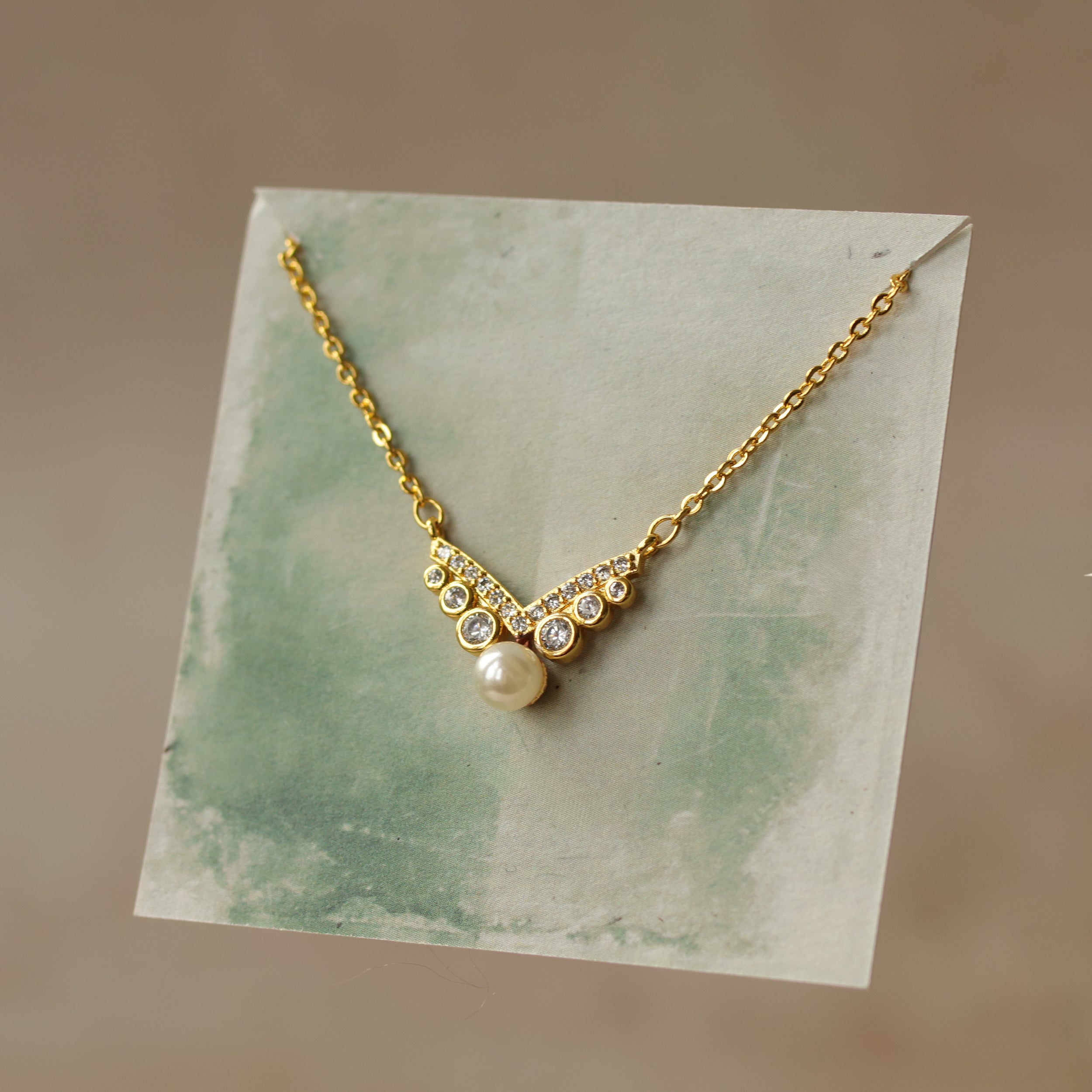 Pearl Art Deco Necklace