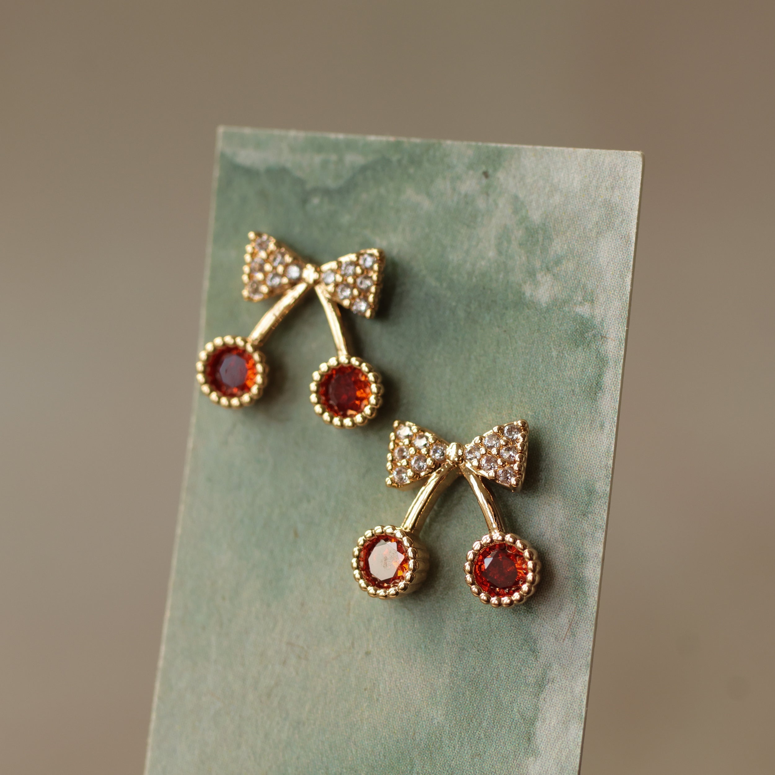 Cherry Stud Earrings