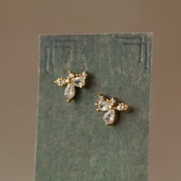 Bee Jewel Stud Earrings
