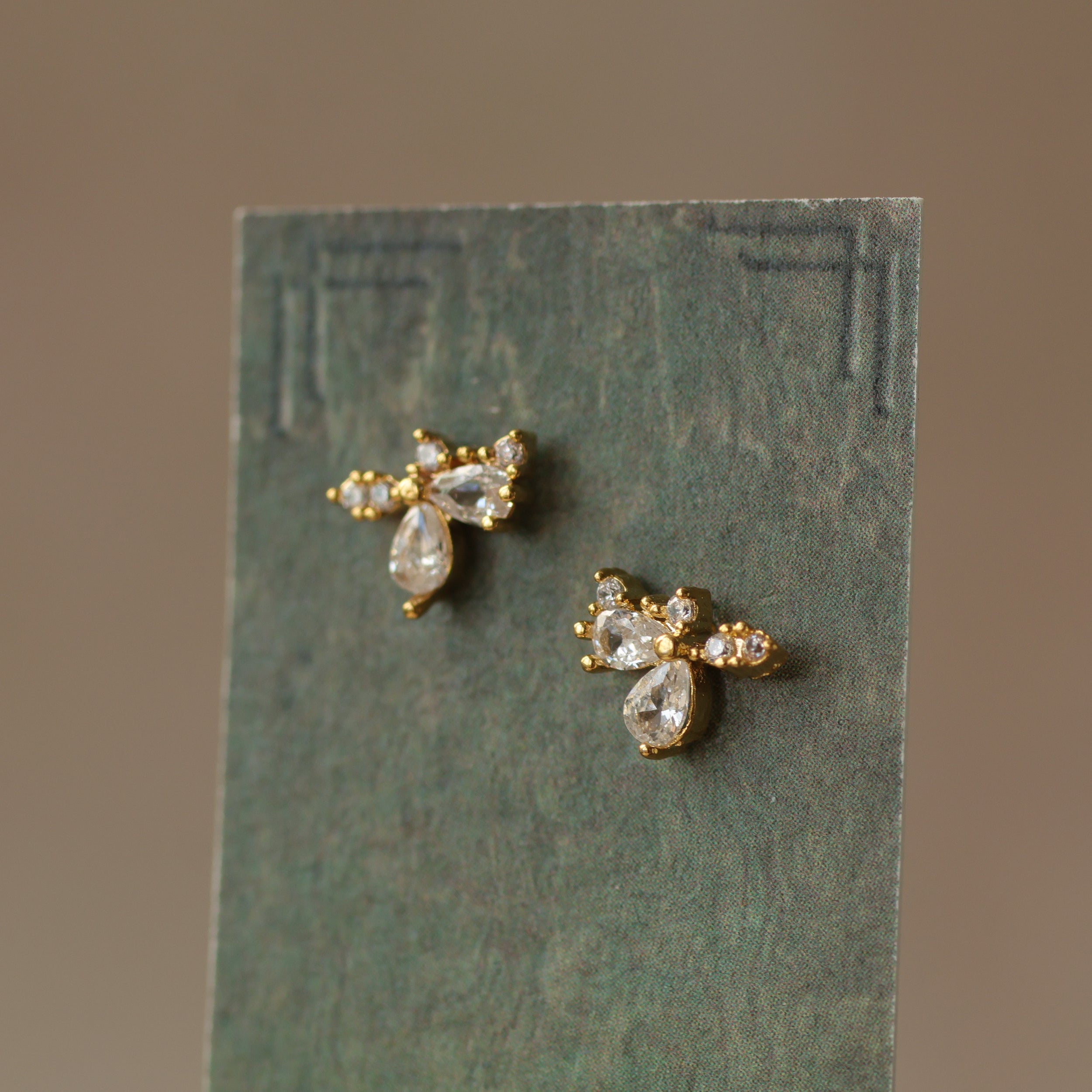 Bee Jewel Stud Earrings