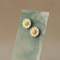 Daisy Enamel Stud Earrings