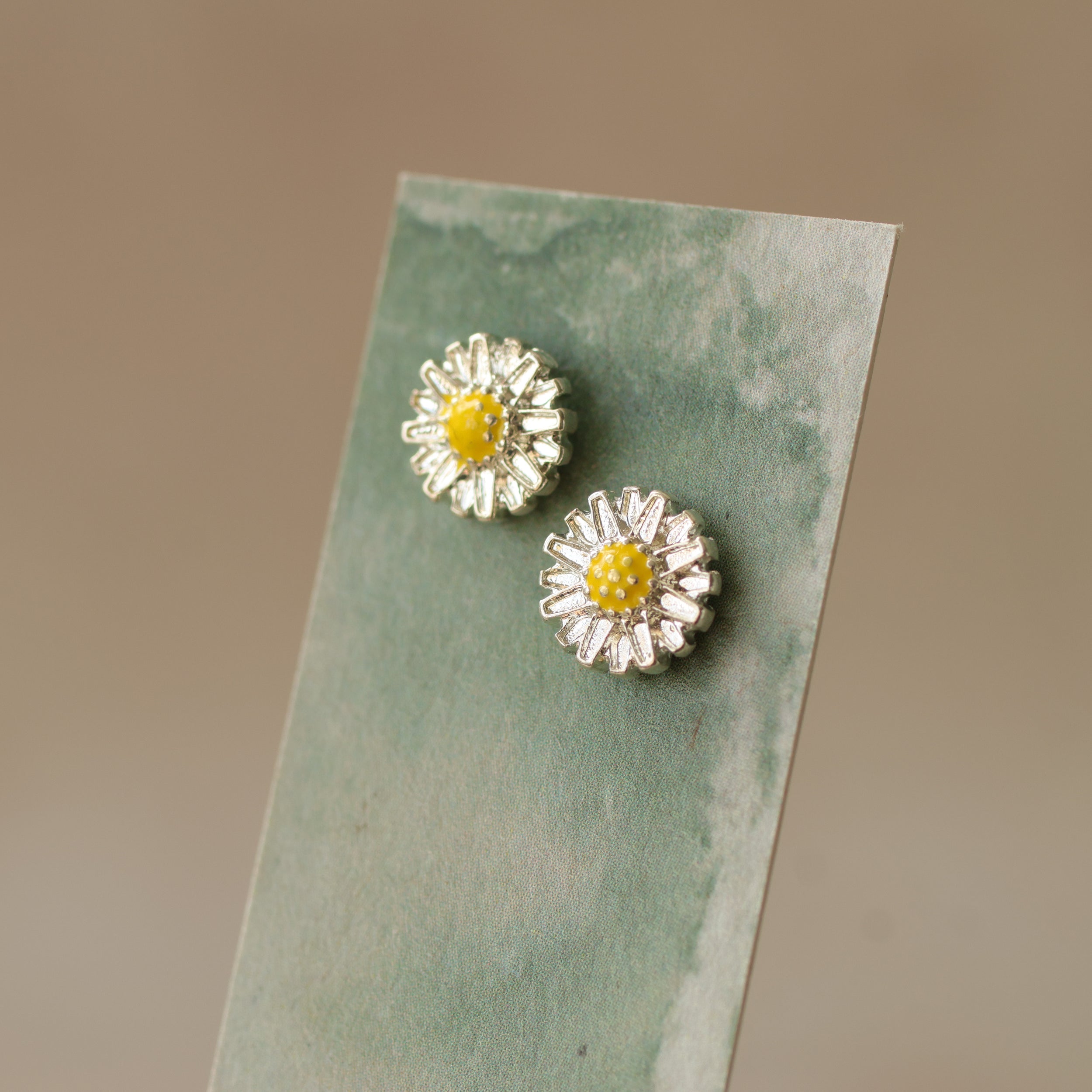 Daisy Enamel Stud Earrings