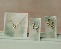 Gold Pretzel Necklace