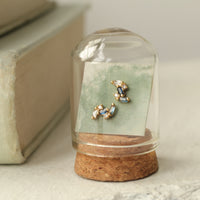 Sapphire Baguette Stud Earrings
