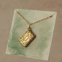 Custard Cream Biscuit Necklace