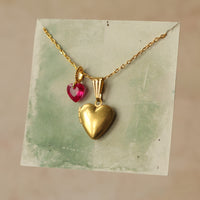 Coeur Rouge Heart Charm Locket