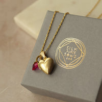 Coeur Rouge Heart Charm Locket
