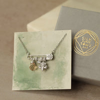 Silver Pin Charm Necklace