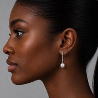 Freshwater Pearl Statement Bridal Earrings