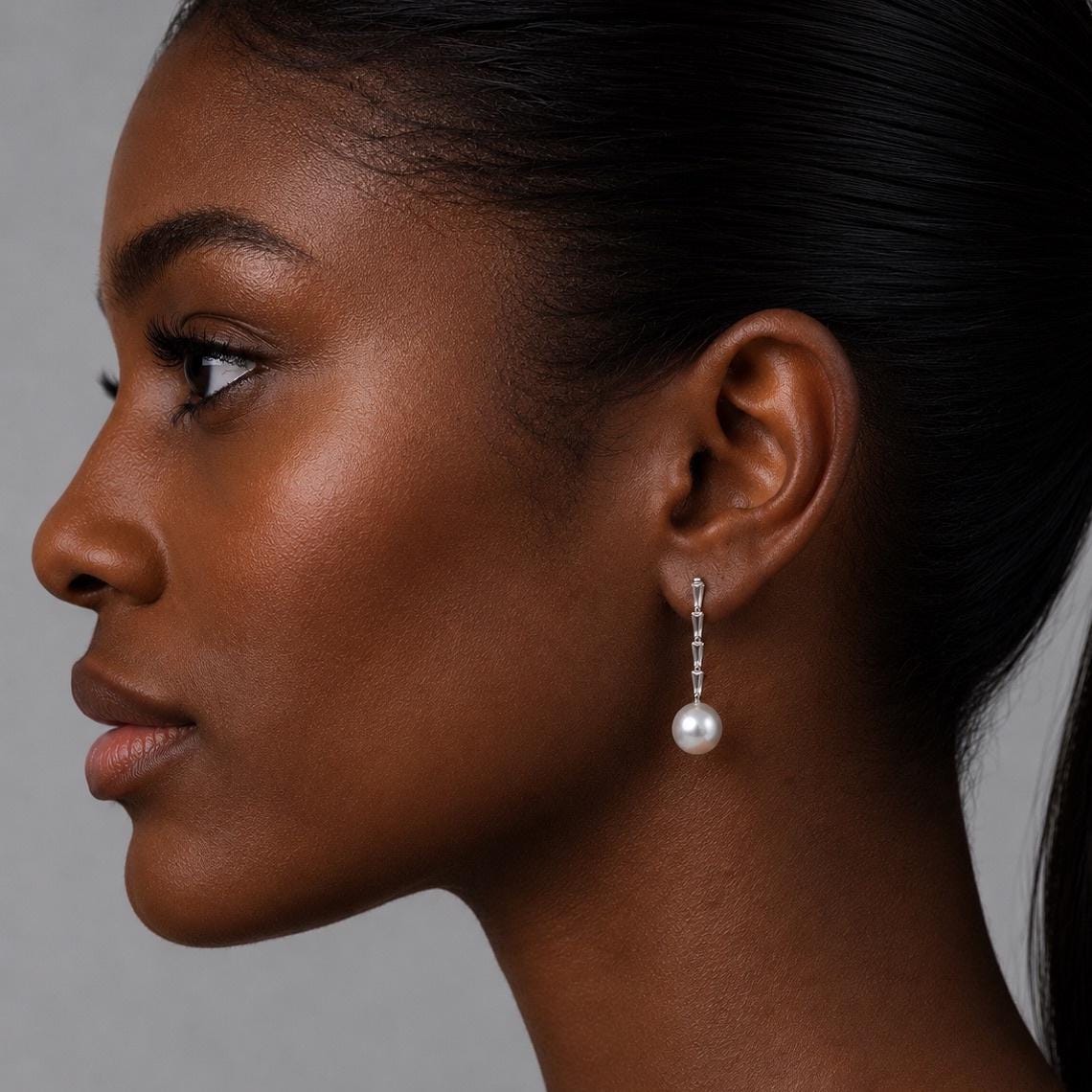 Freshwater Pearl Statement Bridal Earrings