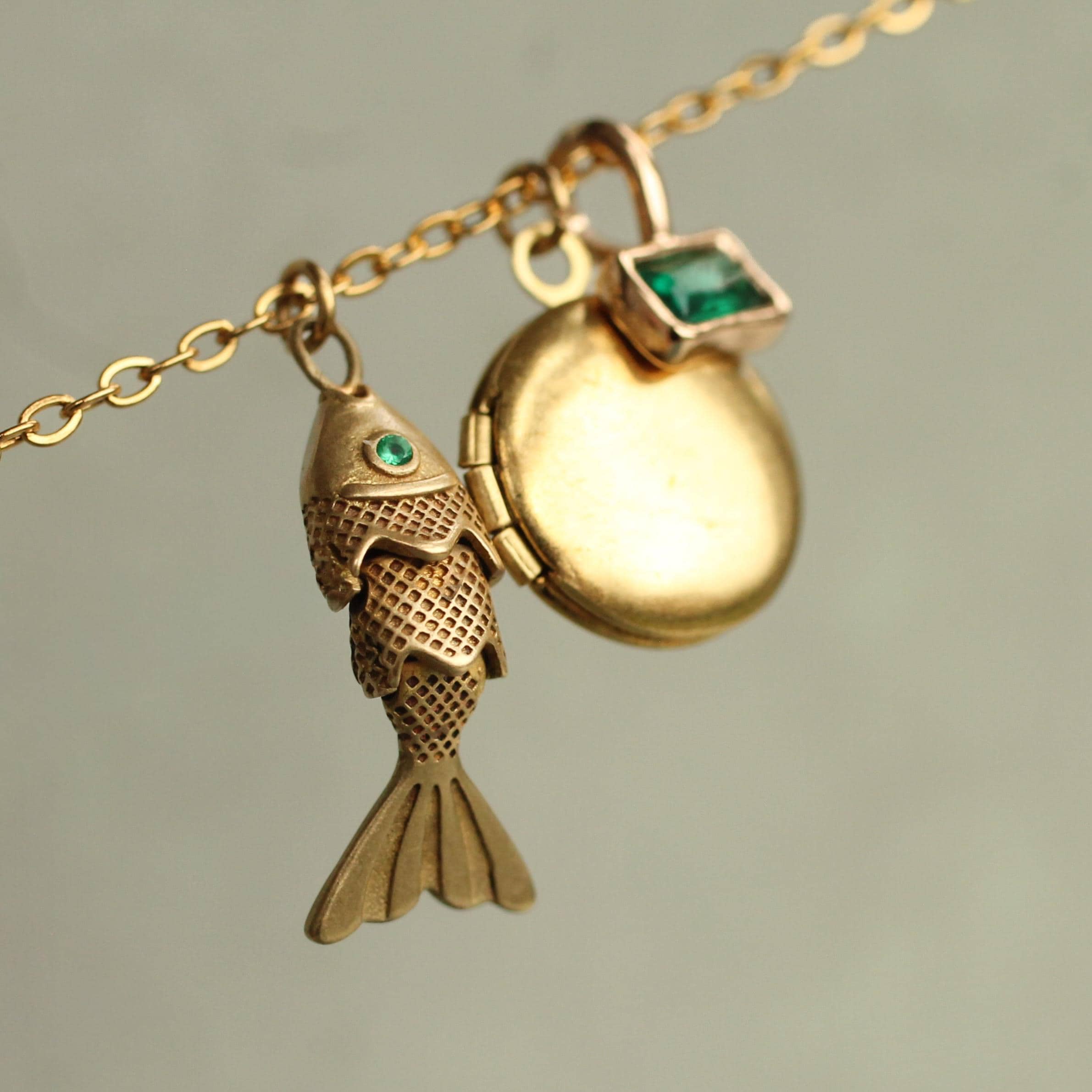 Moving Fish Locket
