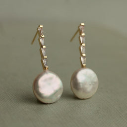 Freshwater Pearl Lollipop Earrings