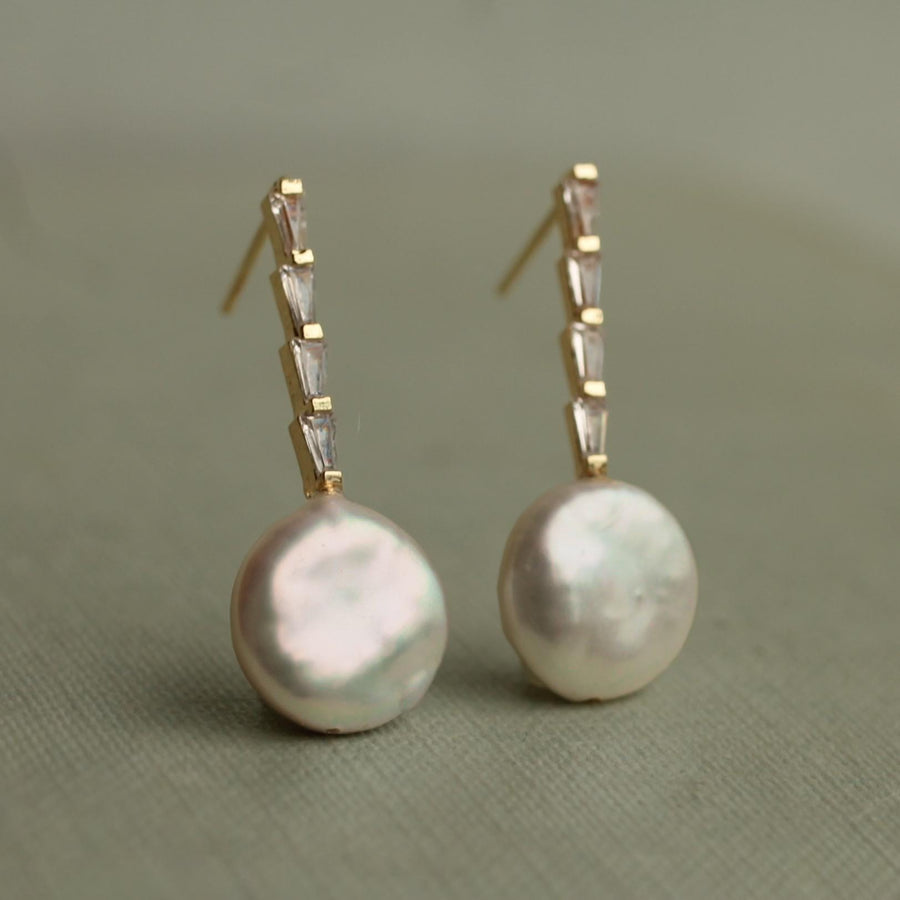 Freshwater Pearl Lollipop Earrings