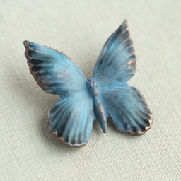 Blue Butterfly Brooch Pin
