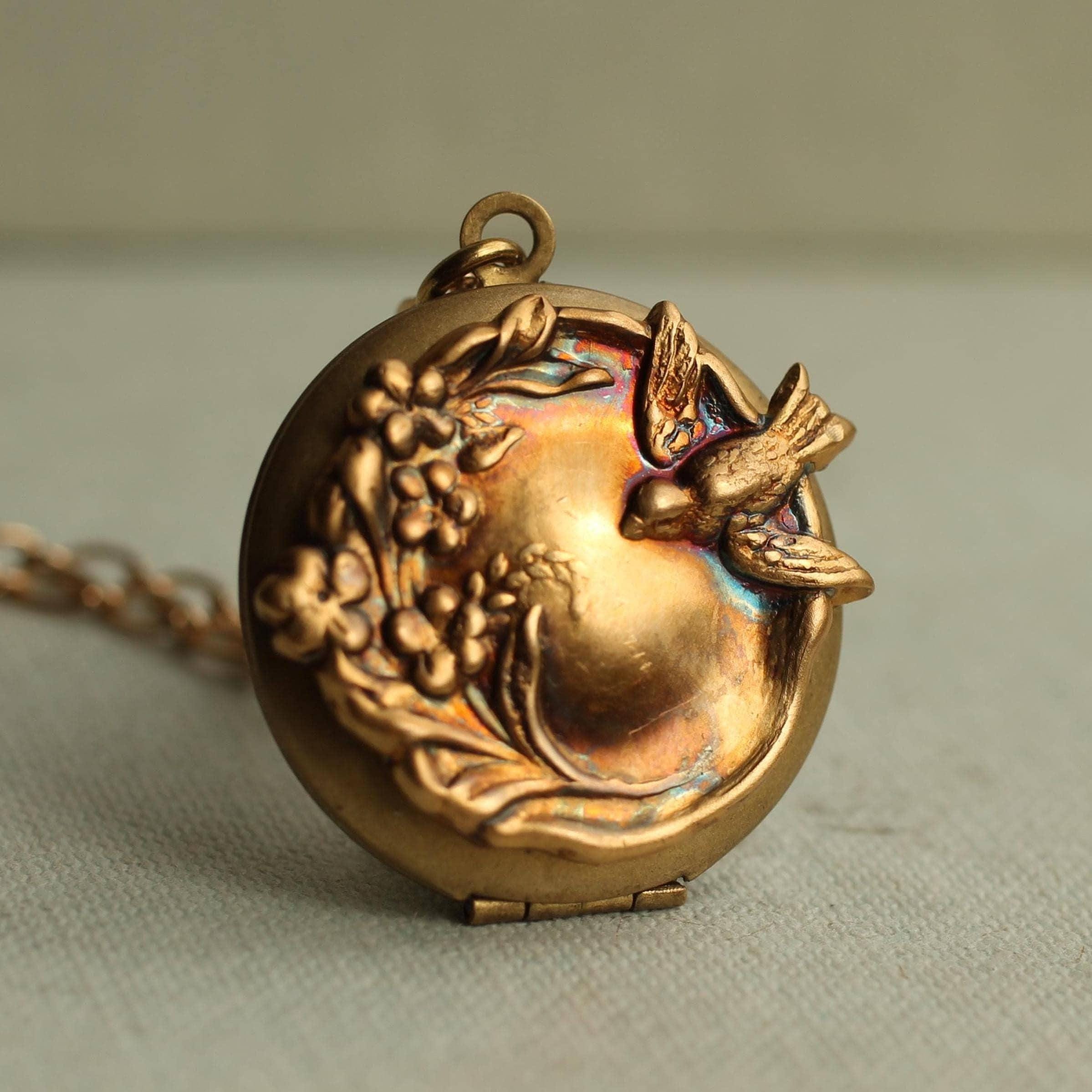 Antique Bird Locket