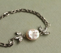 Freshwater Pearl Flower Girl Bracelet