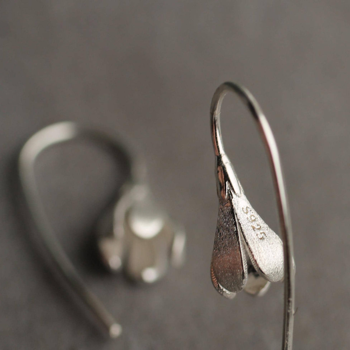 Sterling Silver Snowdrop Earrings