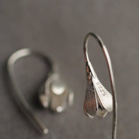 Sterling Silver Snowdrop Earrings - Earrings