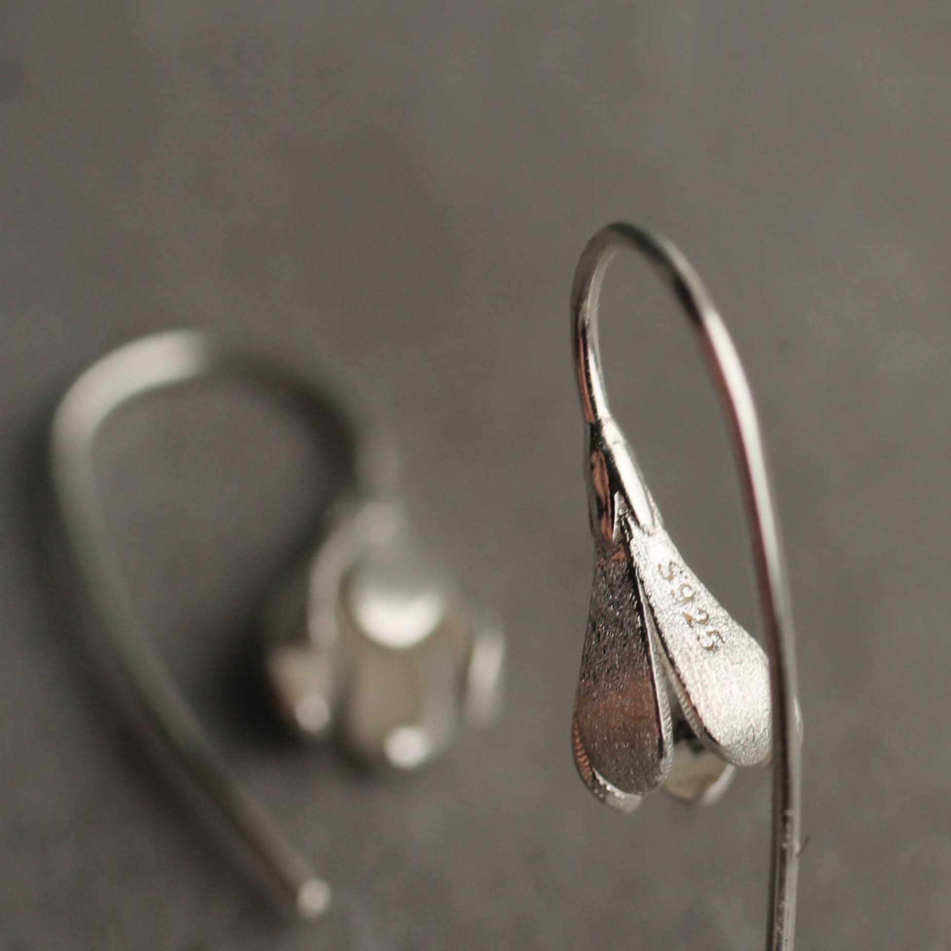 Sterling Silver Snowdrop Earrings - Earrings