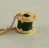 Gold Sewing Thread Necklace