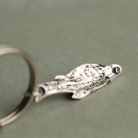 Sardine Charm Keyring