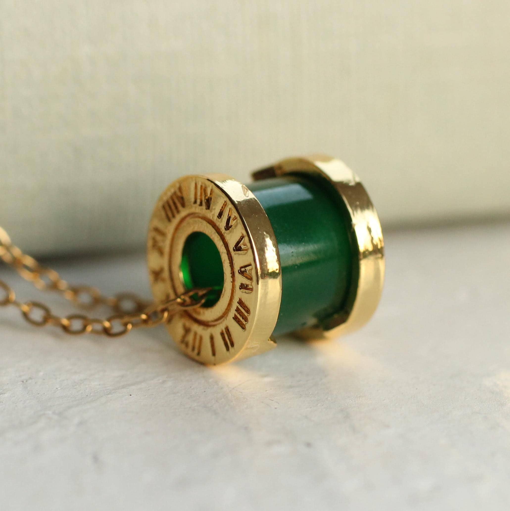 Gold Sewing Thread Necklace