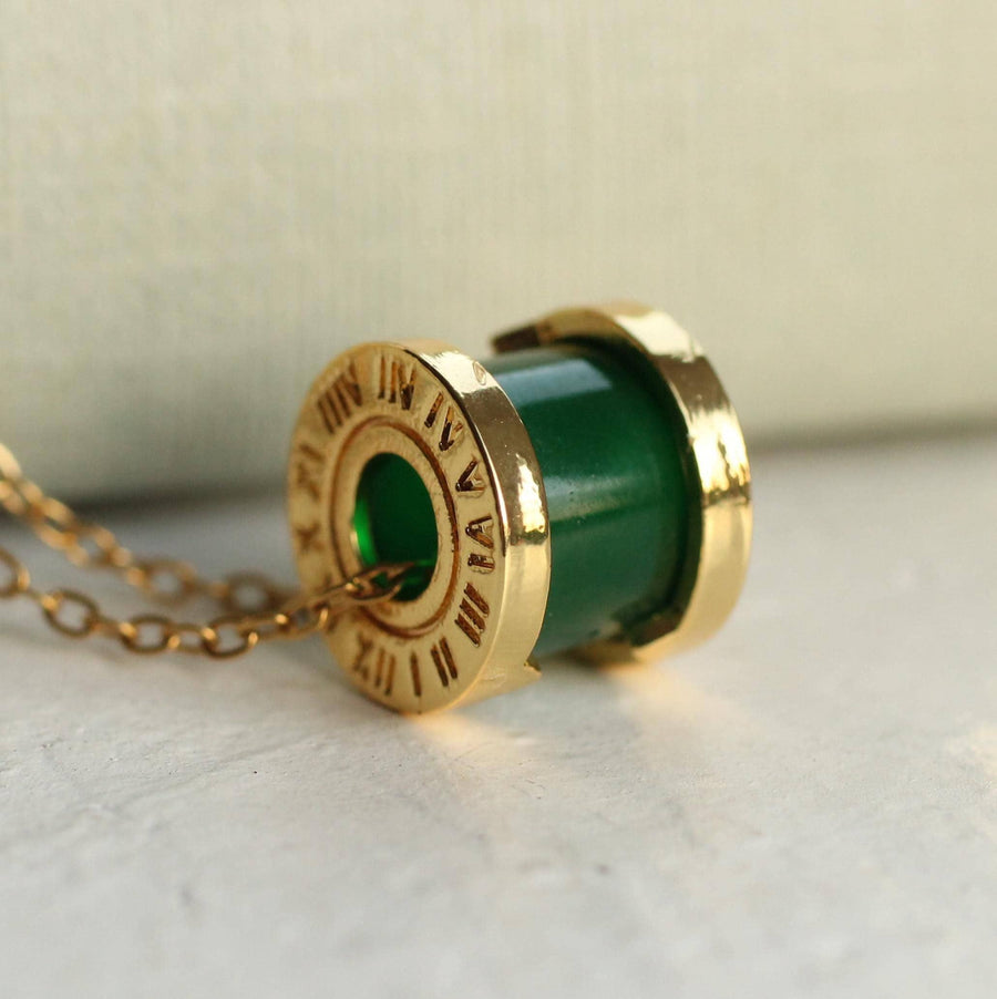 Gold Sewing Thread Necklace