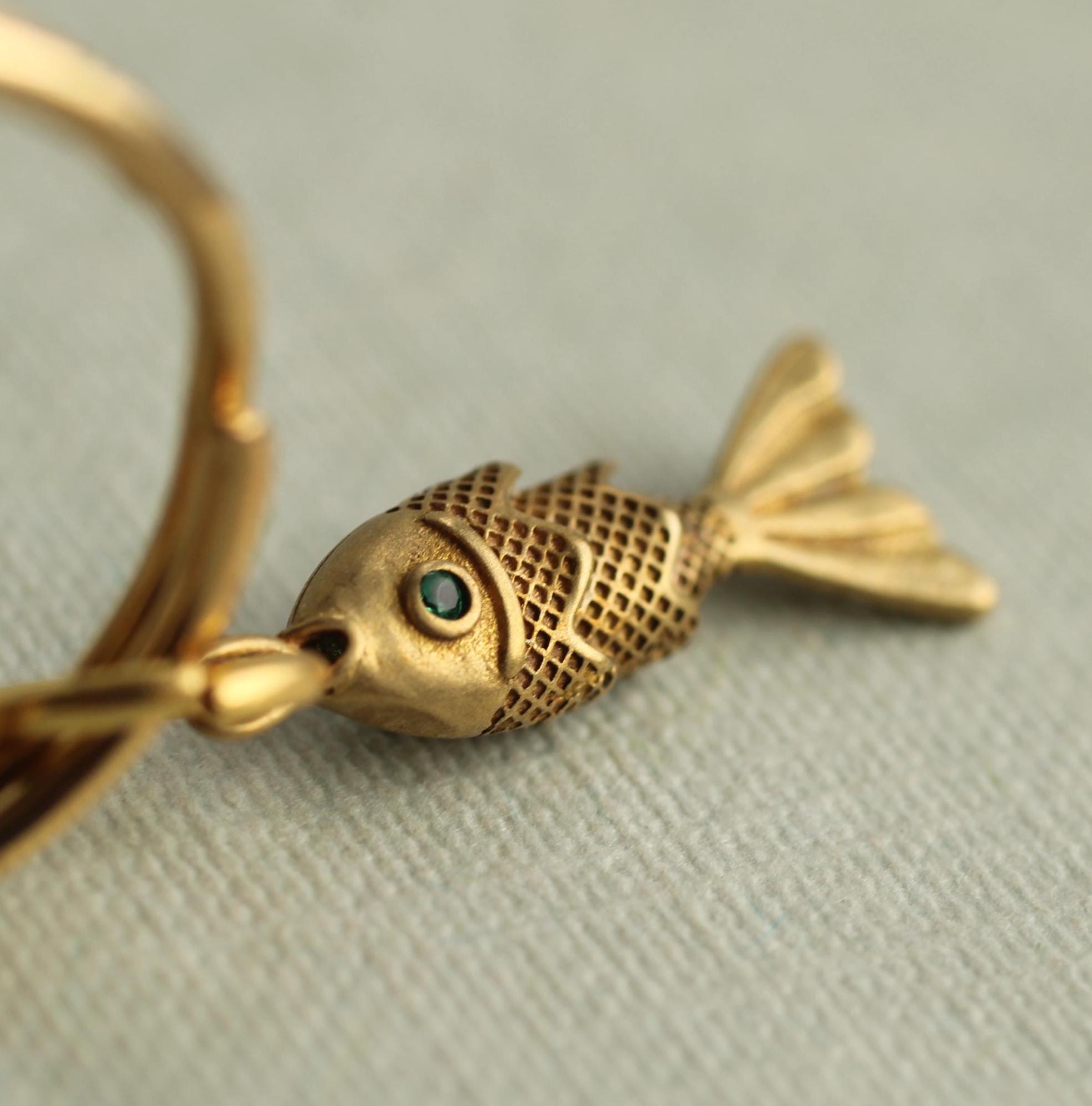Moving Fish Keyring