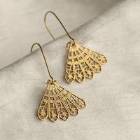 Filigree Fan Earrings