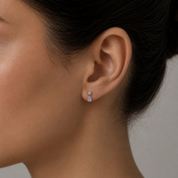 Lilac Alexandrite Stud Earrings