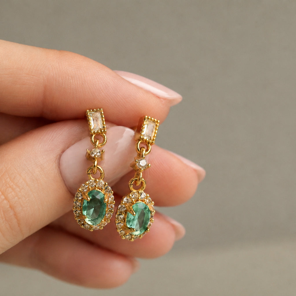 Mint Julep Jewel Earrings