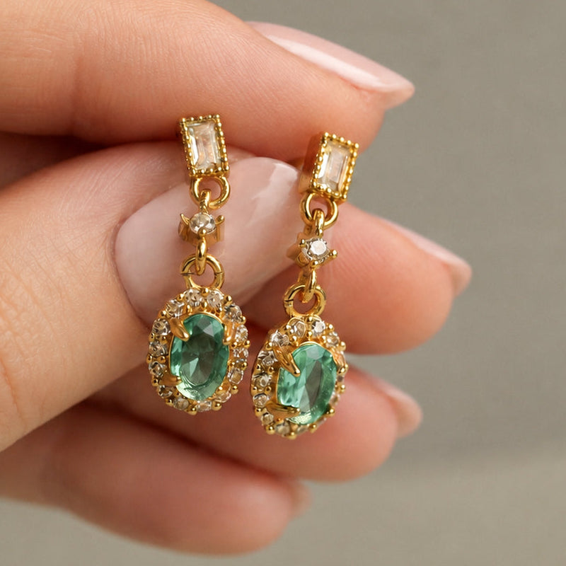 Mint Julep Jewel Earrings