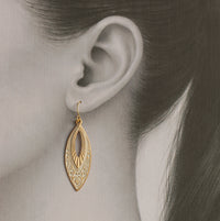Aztec Navette Earrings