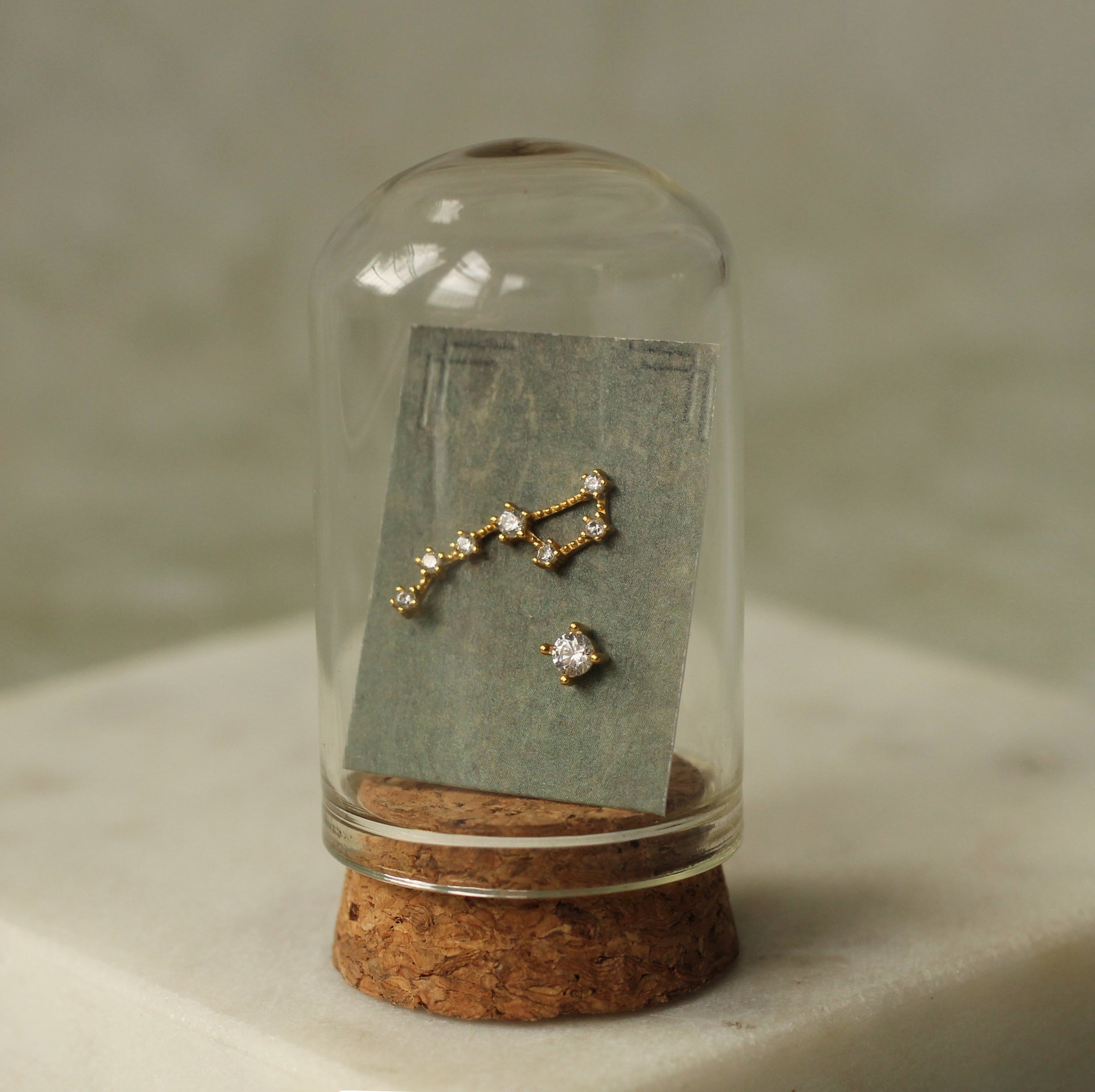 Big Dipper Constellation Stud Earrings